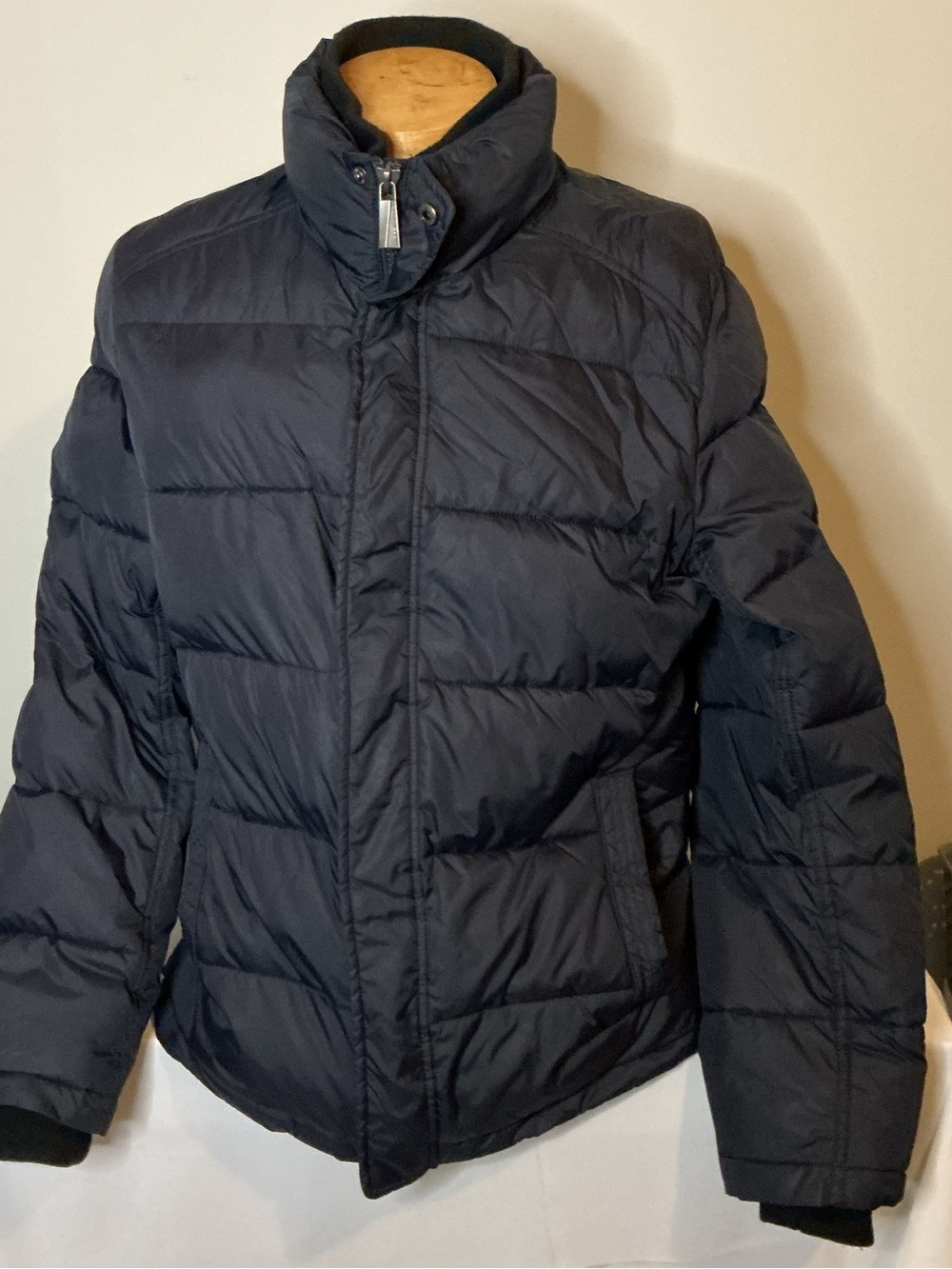 Andrew Marc Dark Navy Quilted Puffer Jacket